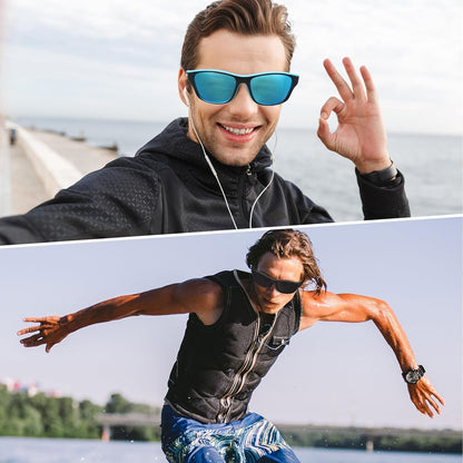 4 Pairs Men Polarized Sunglasses with UV Protection Driving Glasses Sports for Sport Outdoor Activities - WORLD TIME VISITS