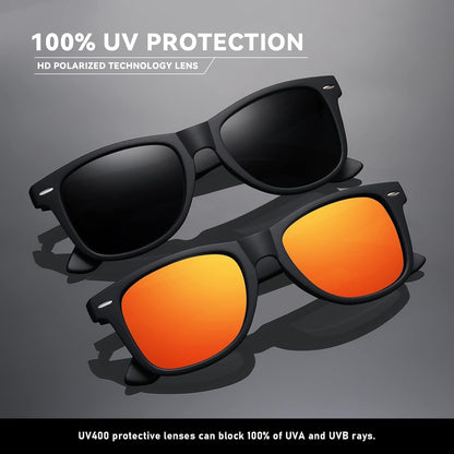 Polarized Sunglasses Womens Men - Sun Glasses Fashion Trendy Driving Fishing UV Blocking UV400 Protection