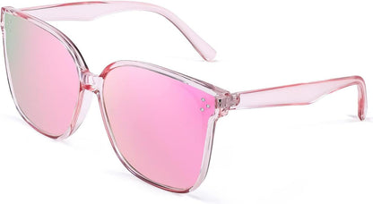 Retro Square Polarized Sunglasses Women Men Vintage Minimalist Shades B2600
