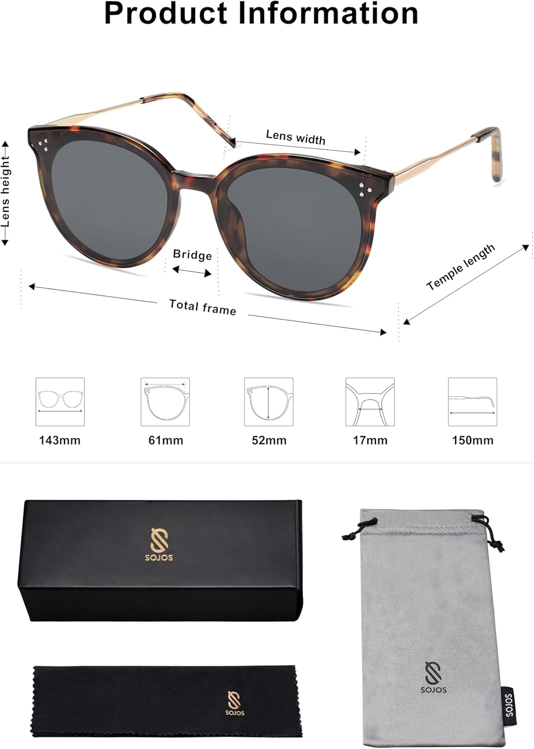 Classic Trendy round Sunglasses Womens Mens Oversized Large Shades UV400 Vacation Sunnies SJ2068