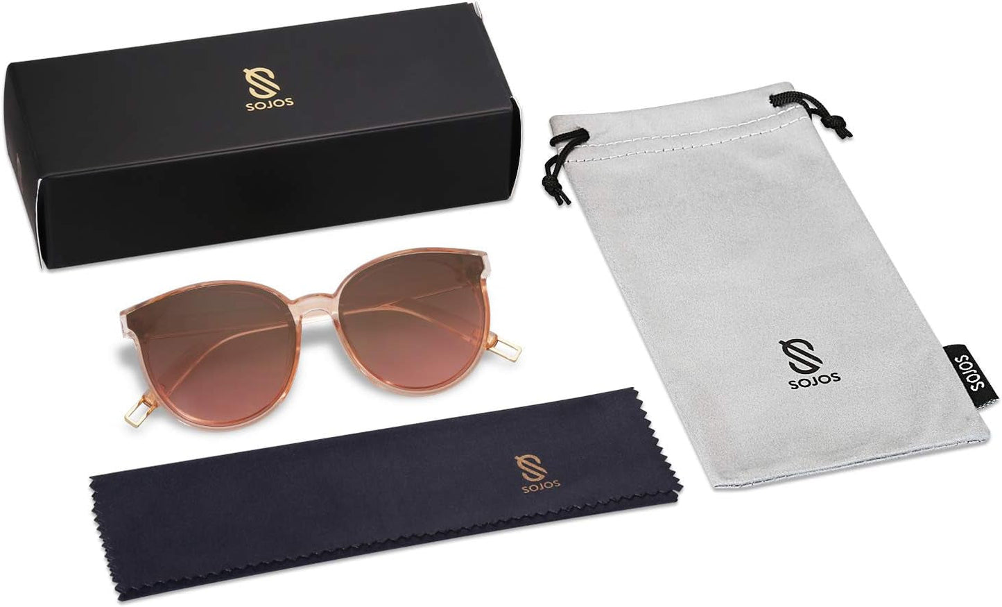 Oversized round Sunglasses for Women and Men - WORLD TIME VISITS