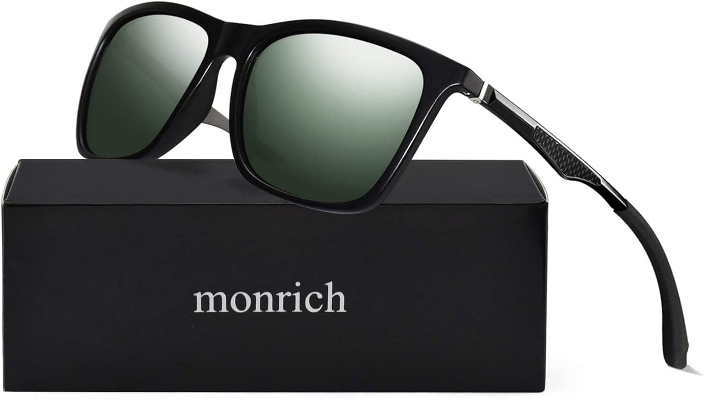 Polarized Sunglasses for Men Aluminum Mens Sunglasses Driving Rectangular Sun Glasses for Men/Women - WORLD TIME VISITS