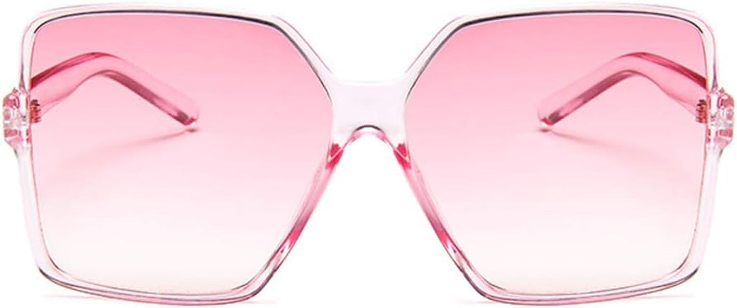 Oversized Square Sunglasses for Women Big Large Wide Fashion Shades for Men UV Protection Unisex