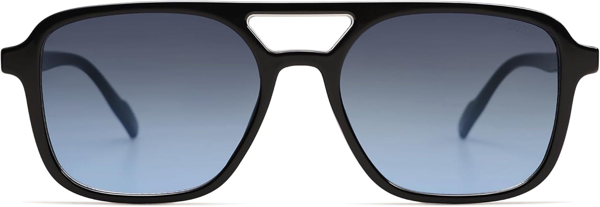 Retro Aviator Sunglasses for Women Men,Trendy Rectangle Womens Mens Shades Sun Glasses SJ2202 - WORLD TIME VISITS