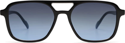Retro Aviator Sunglasses for Women Men,Trendy Rectangle Womens Mens Shades Sun Glasses SJ2202 - WORLD TIME VISITS