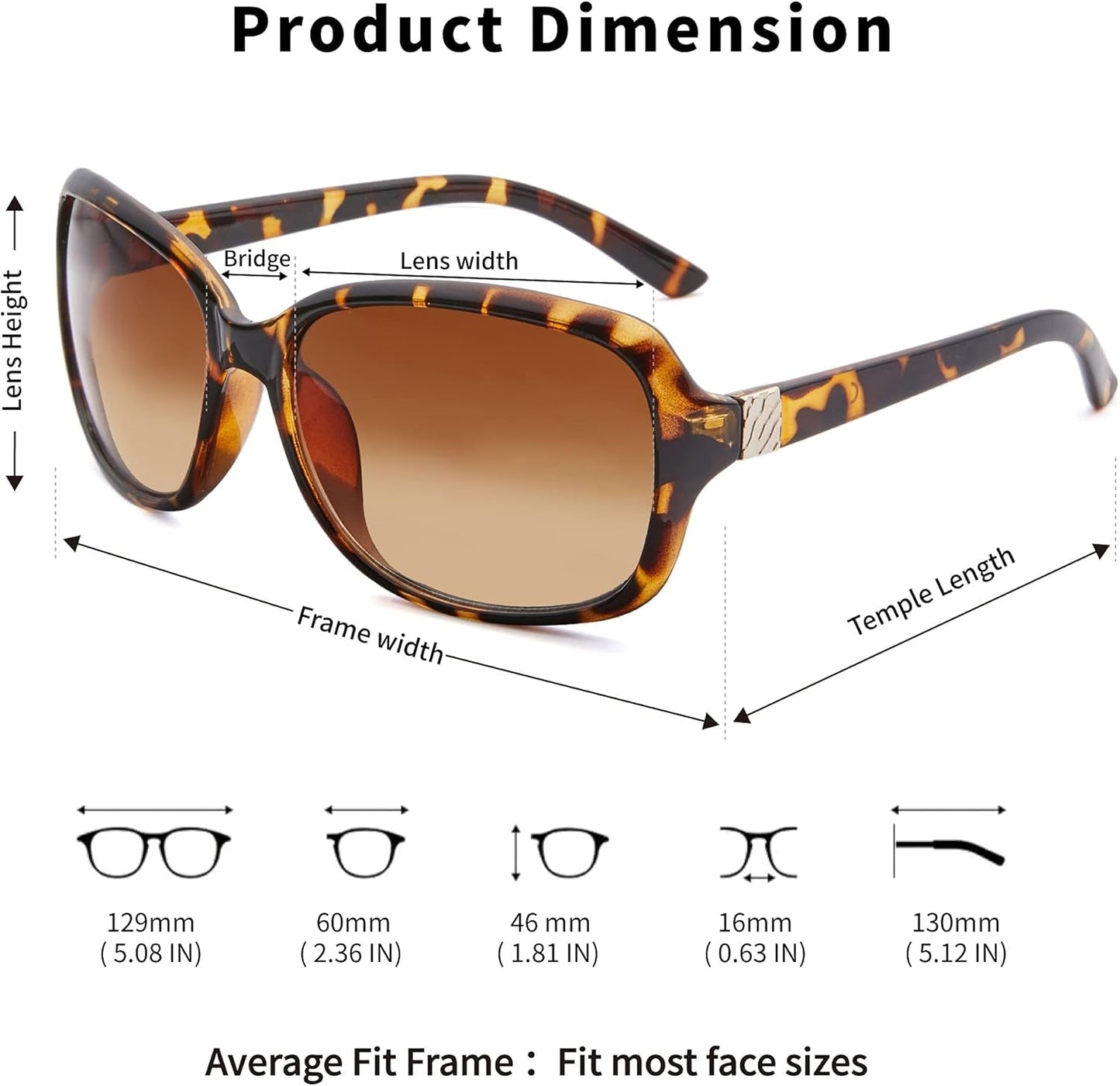 2 Pack Classic Vintage Sunglasses for Women Men,Fashion Sun Shades Glasses with UV400 Protection - WORLD TIME VISITS