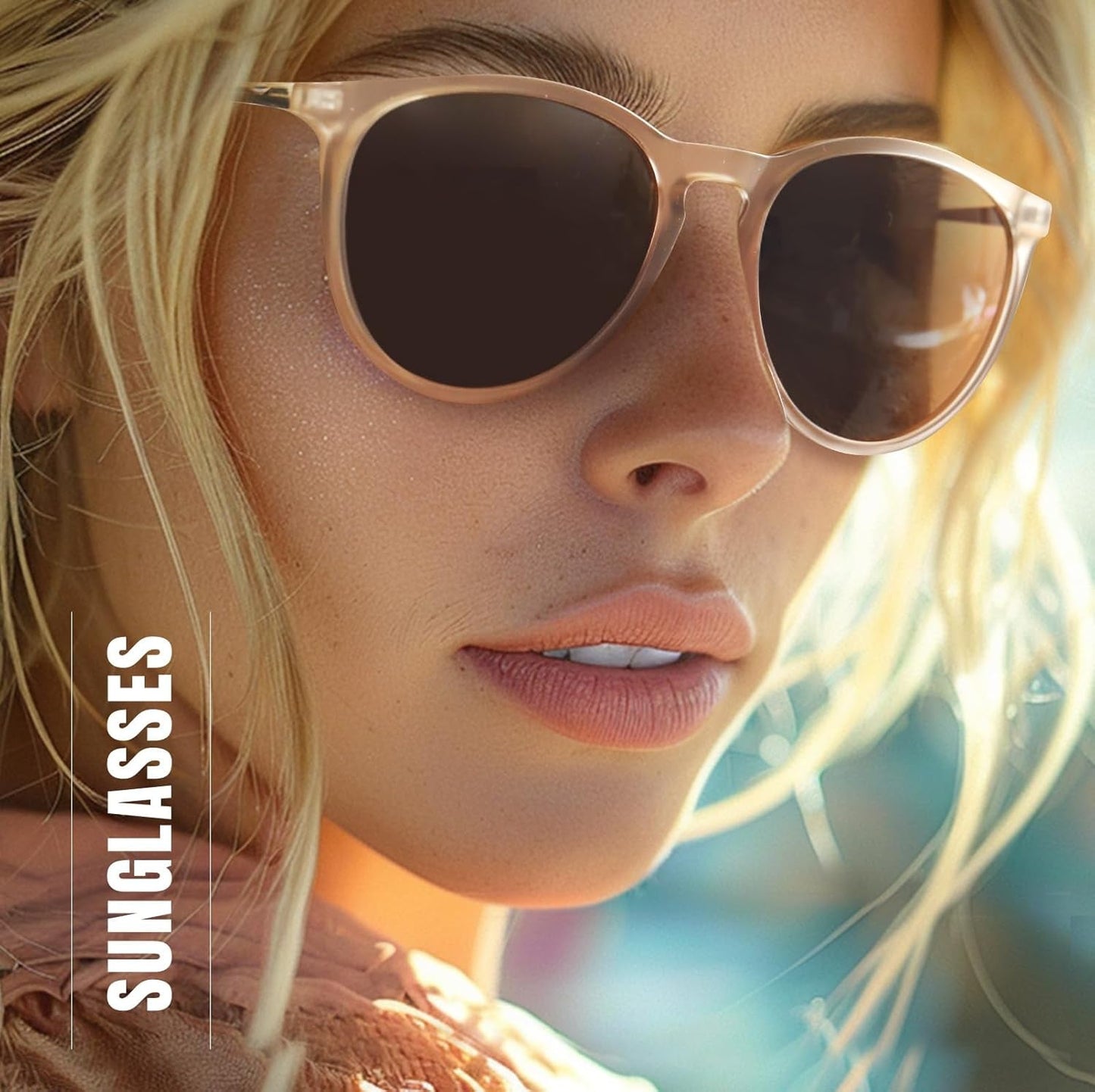 Polarized Sunglasses for Women Men - Trendy 2025 Vintage Classic Retro round Mirrored Lens Designer Style