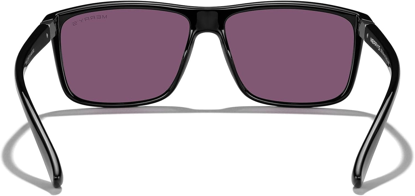 Rectangular Polarized Sports Sunglasses for Men Women Cycling Driving Fishing UV400 Protection S8225