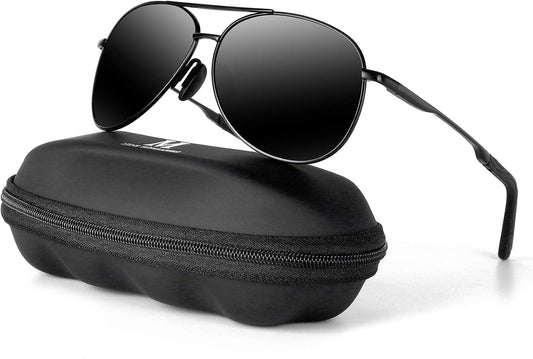 Aviator Sunglasses for Men Polarized Women UV Protection Lightweight Driving Fishing Sports Unisex Glasses MX208 - WORLD TIME VISITS