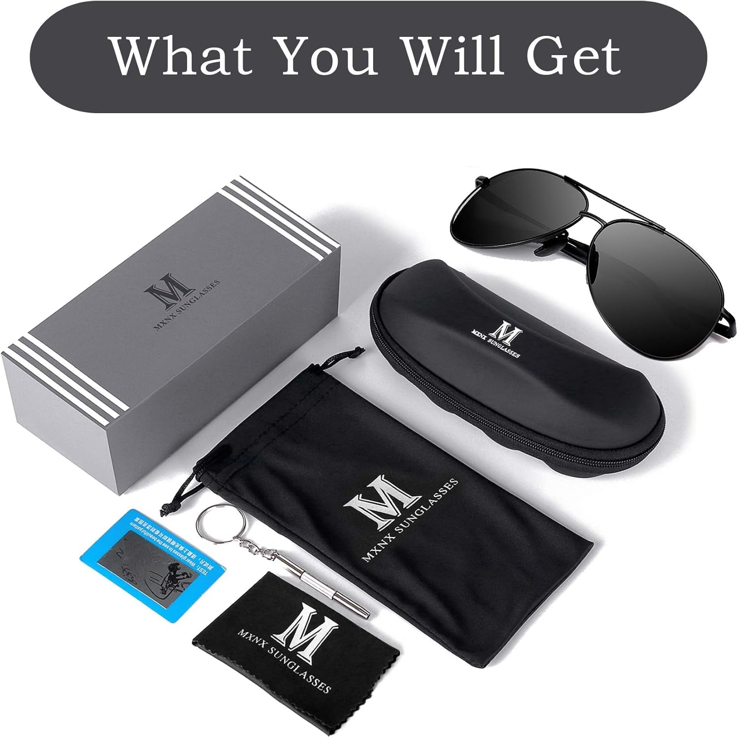 Aviator Sunglasses for Men Polarized Women UV Protection Lightweight Driving Fishing Sports Unisex Glasses MX208 - WORLD TIME VISITS