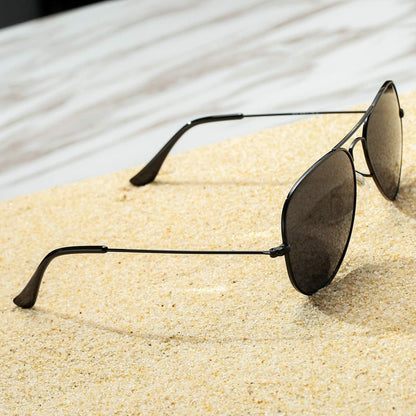 Aviator Sunglasses for Men Women Classic Polarized UV400 Protection - WORLD TIME VISITS
