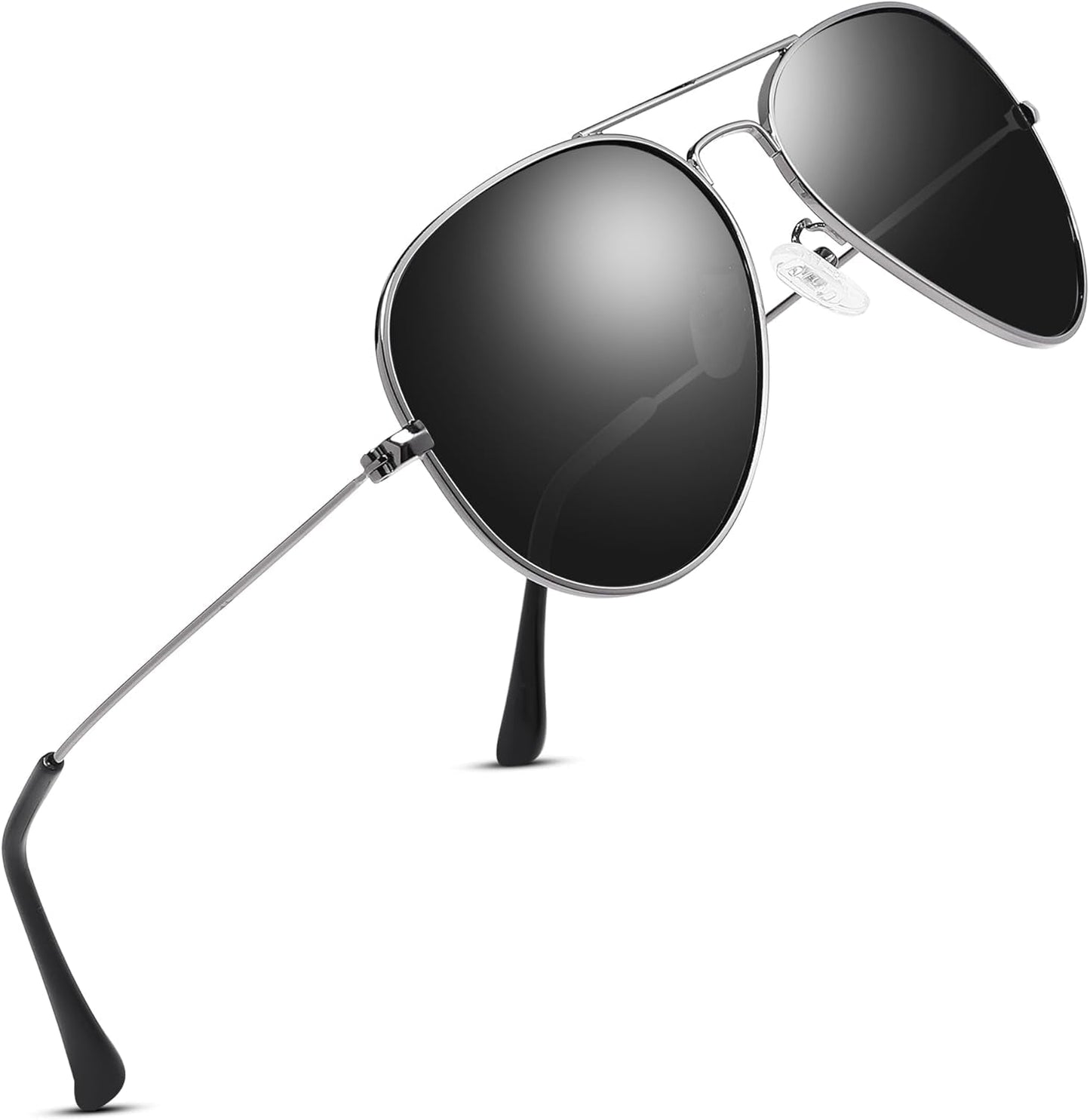 Aviator Sunglasses for Men Women Classic Polarized UV400 Protection - WORLD TIME VISITS