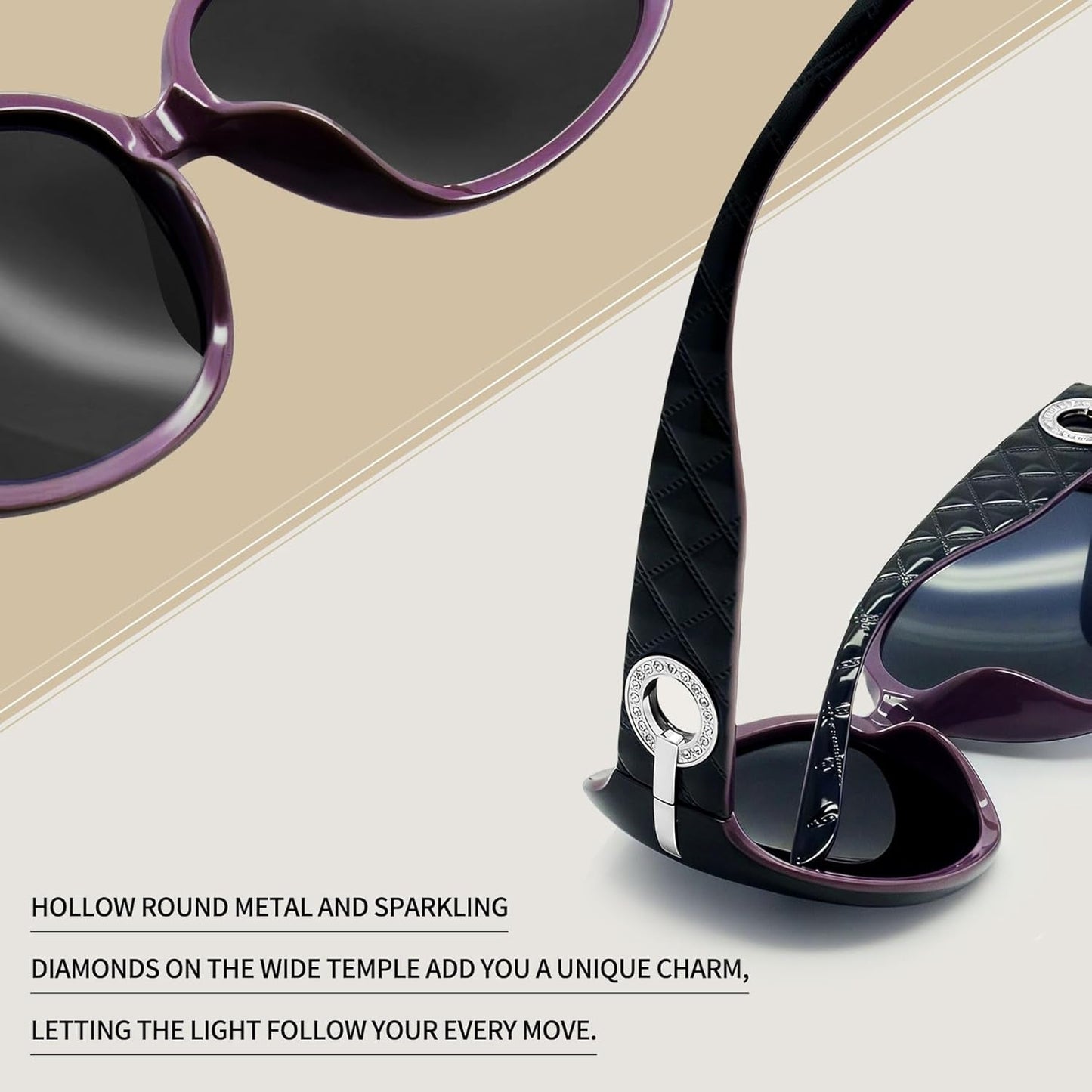 Big Sunglasses for Women Oversized Shades for Women Trendy Large Rectangle Sun Glasses UV Protection Sunnies - WORLD TIME VISITS