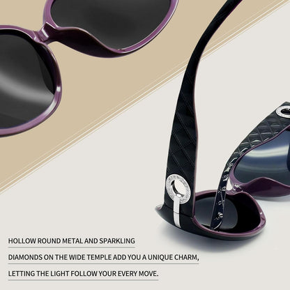 Big Sunglasses for Women Oversized Shades for Women Trendy Large Rectangle Sun Glasses UV Protection Sunnies - WORLD TIME VISITS