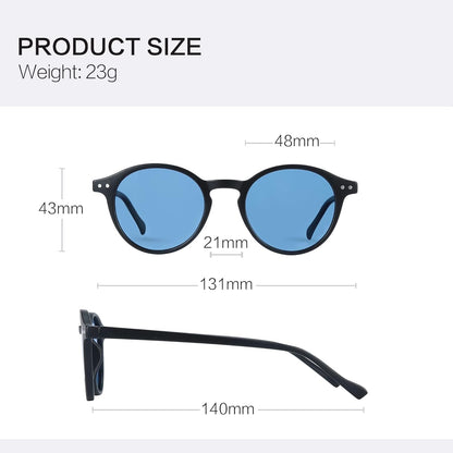Polarized round Sunglasses, Stylish Sunglasses for Men and Women Retro Classic, Multi-Style Selection