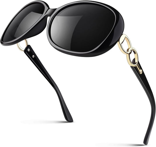 Sunglasses Womens Polarized Trendy Oversized Sun Glasses Fashion Ladies Shades 100% UV400 Protection S85