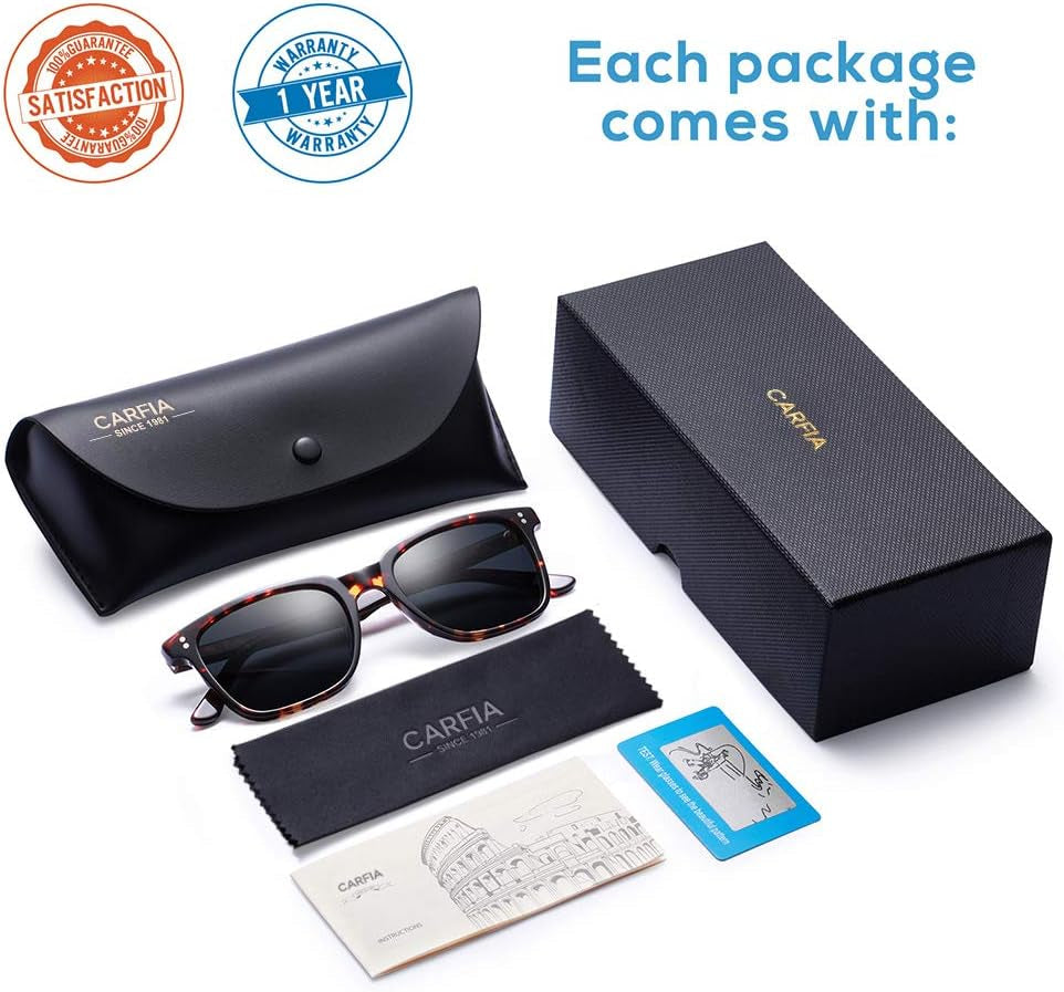 Polarized Men'S Sunglasses UV400 Protection for Driving Fishing Hiking Golf Outdoor Sport Glasses - WORLD TIME VISITS