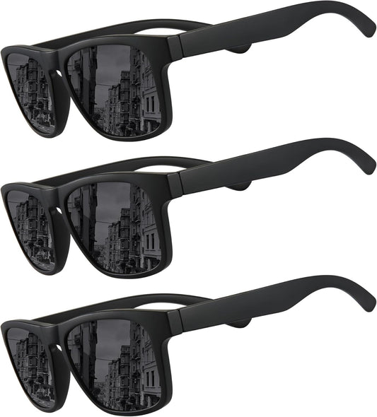 Polarized Sunglasses for Men Women UV Protection Square Frame Sport Fishing Driving Sunglasses