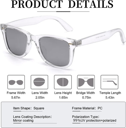 Classic Sunglasses for Women Polarized Driving Anti-Glare UV Protection