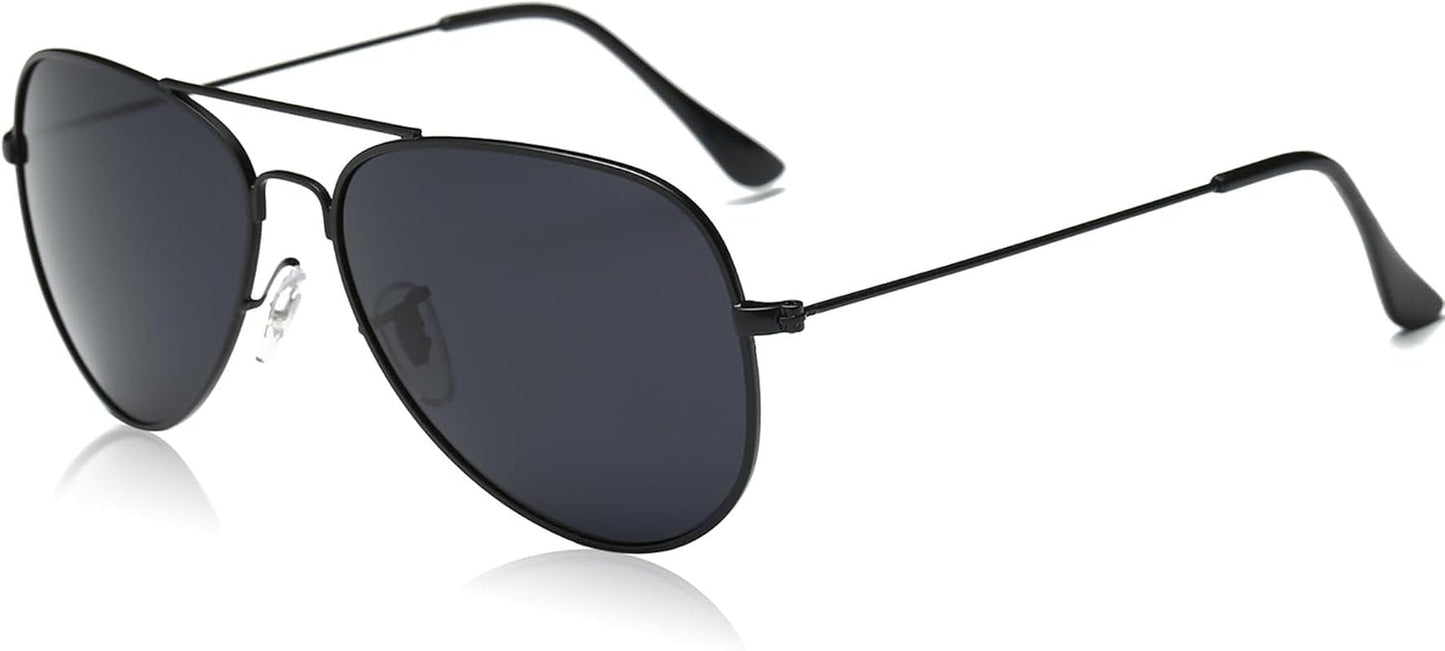 Classic Aviator Polarized Sunglasses for Men Women Vintage Retro Style - WORLD TIME VISITS