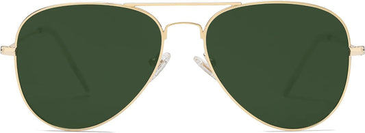 Classic Aviator Polarized Sunglasses for Men Women Vintage Retro Style - WORLD TIME VISITS