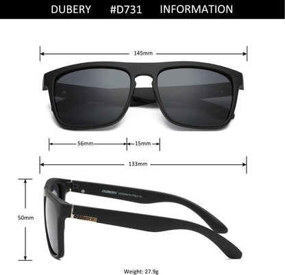 Classic Polarized Sunglasses for Men Women Retro 100% UV Protection Driving Sun Glasses D731 - WORLD TIME VISITS