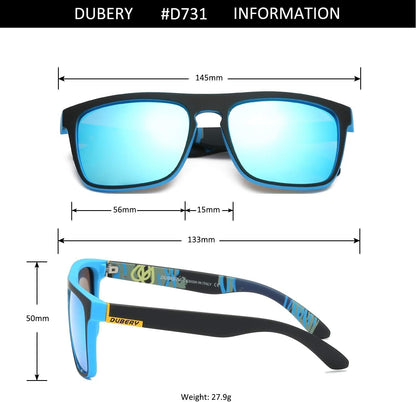 Classic Polarized Sunglasses for Men Women Retro 100% UV Protection Driving Sun Glasses D731 - WORLD TIME VISITS
