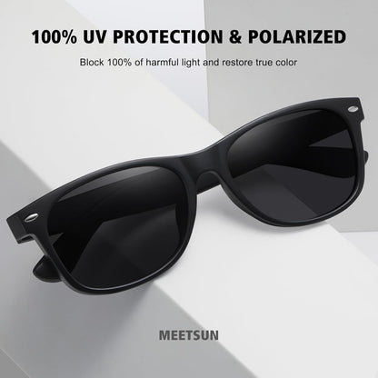 Classic Polarized Sunglasses for Women Men Trendy Retro Sun Glasses for Driving UV Protection (3 Pack) - WORLD TIME VISITS