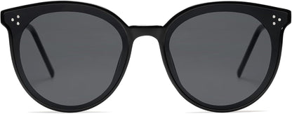 Classic Trendy round Sunglasses Womens Mens Oversized Large Shades UV400 Vacation Sunnies SJ2068 - WORLD TIME VISITS