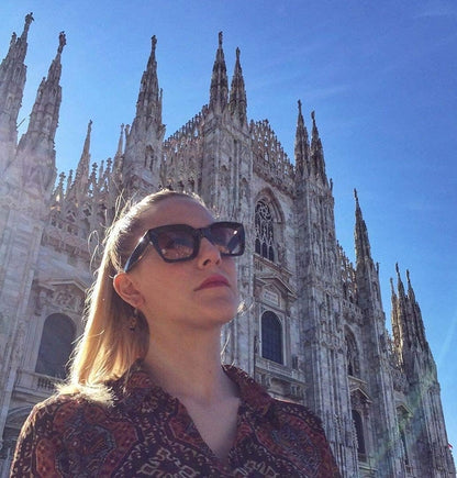 Classic Women Sunglasses Fashion Thick Square Sun Glasses Chunky Frame UV400 B2471 - WORLD TIME VISITS