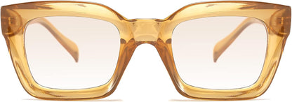 Classic Women Sunglasses Fashion Thick Square Sun Glasses Chunky Frame UV400 B2471 - WORLD TIME VISITS