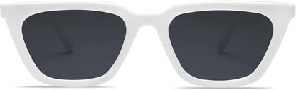Polarized Narrow Square Cateye Sunglasses for Women Retro Trendy Driving Glasses SJ2169