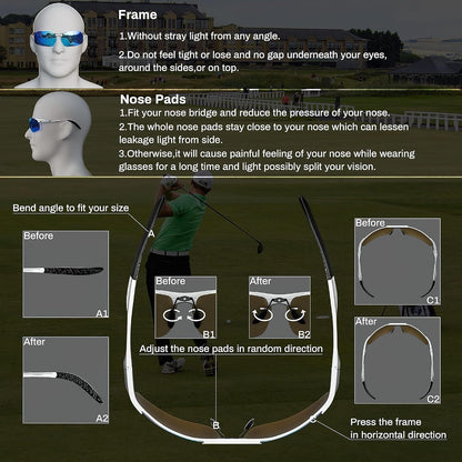 Driving HD Polarized UV400 Protection Ultra Light Al - Mg Golf Fishing Outdoor Sunglasses - WORLD TIME VISITS