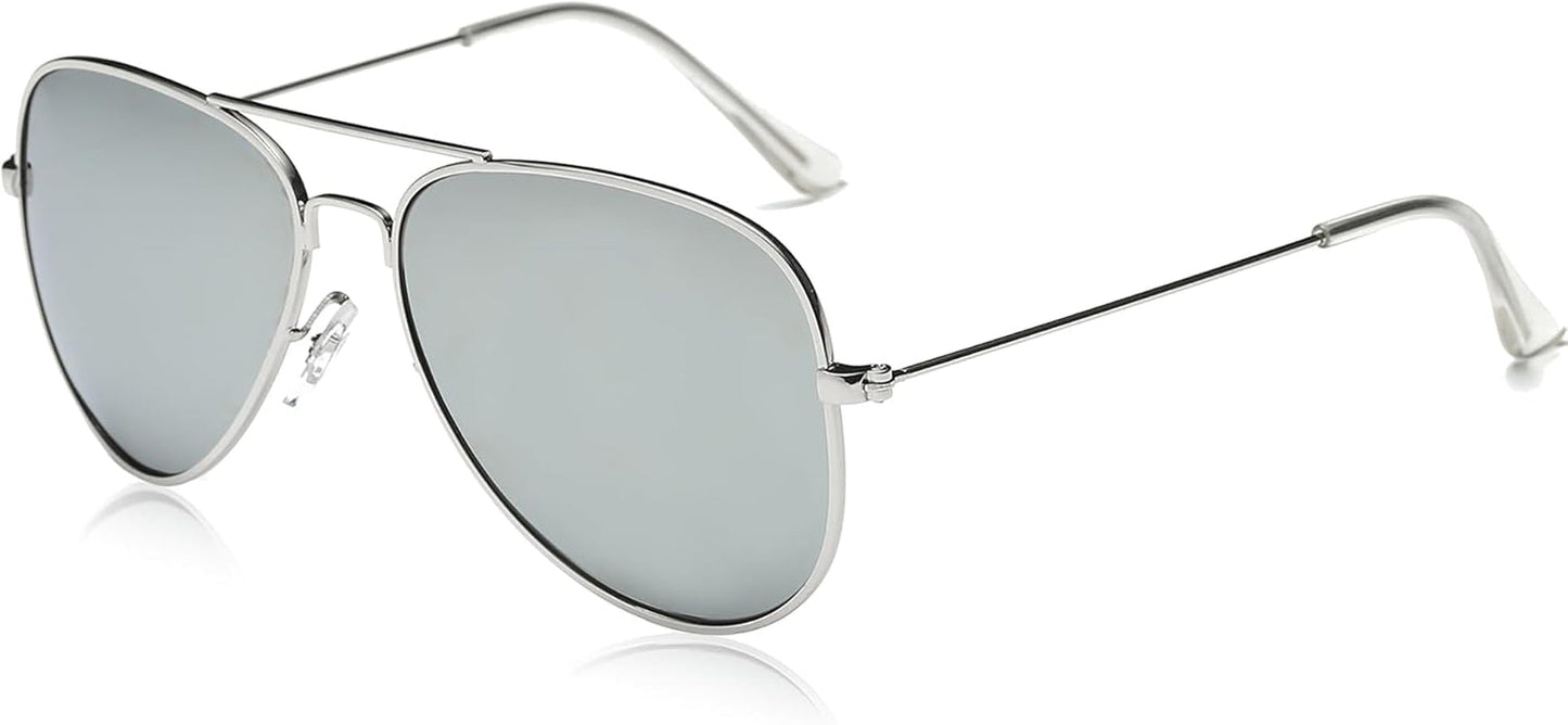 Classic Aviator Polarized Sunglasses for Men Women Vintage Retro Style - WORLD TIME VISITS