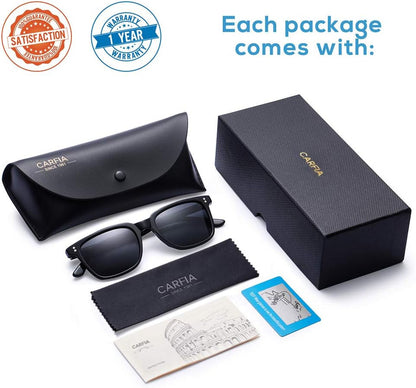 Polarized Men'S Sunglasses UV400 Protection for Driving Fishing Hiking Golf Outdoor Sport Glasses