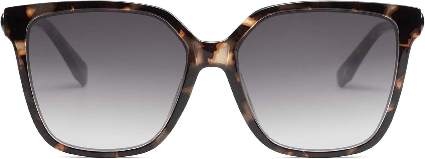 Fashion Square Sunglasses for Women Trendy UV Protection Lens Womens Sunnies Sunglasses SJ2196 - WORLD TIME VISITS