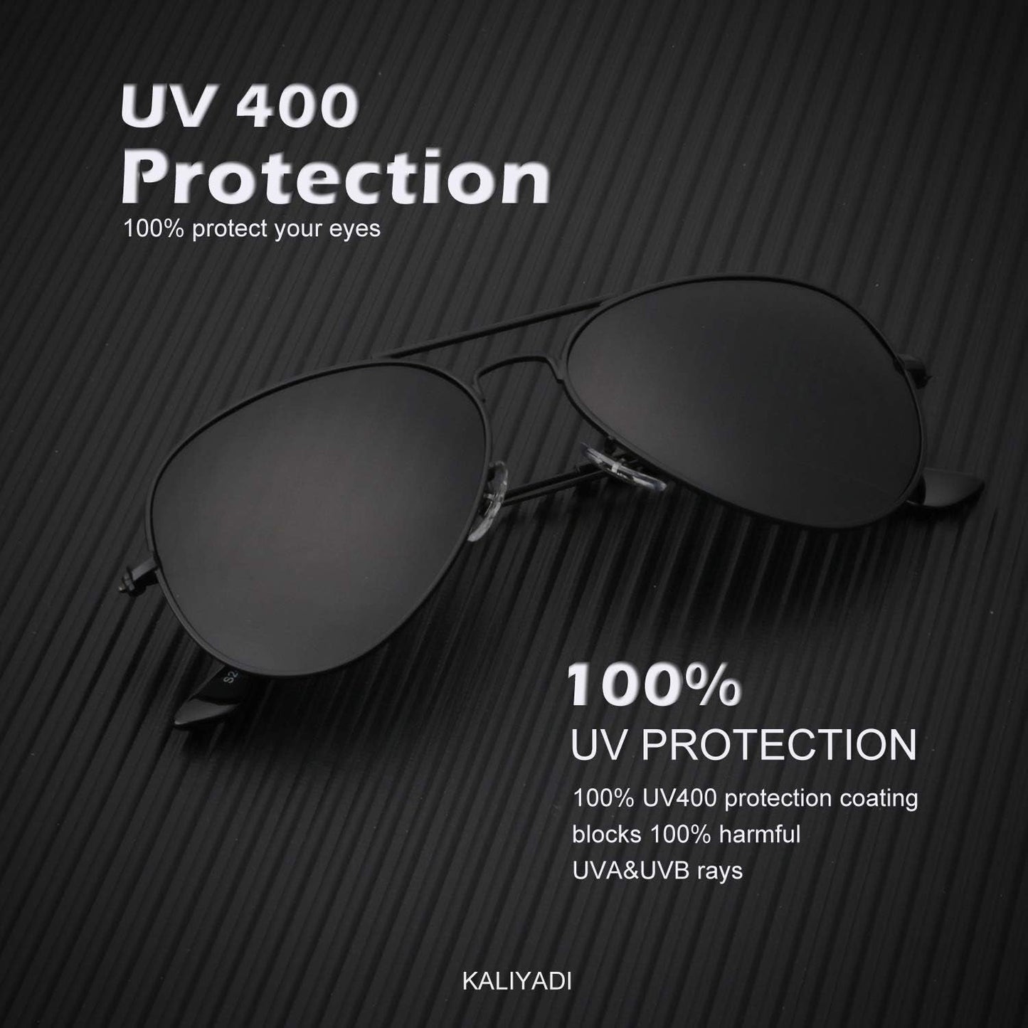Classic Aviator Sunglasses for Men Women Driving Sun Glasses Polarized Lens UV Blocking