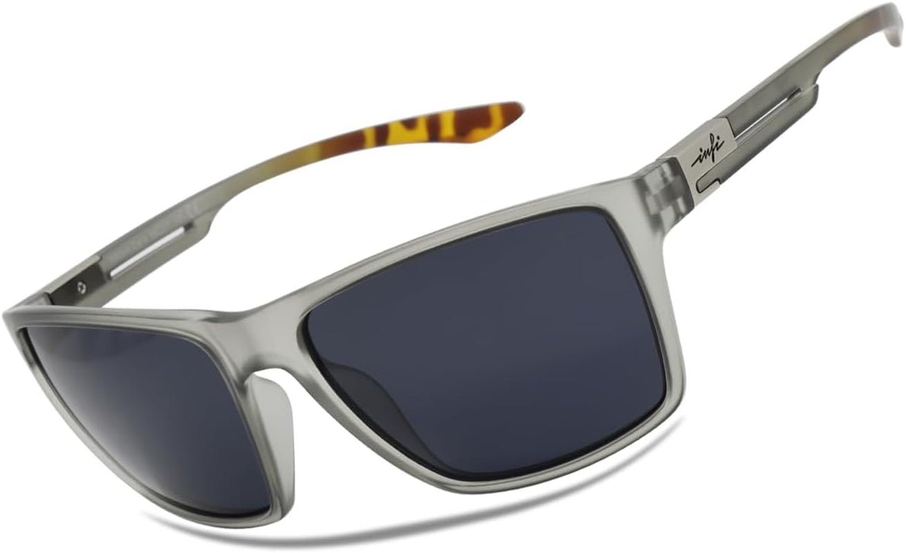 Fishing Polarized Sunglasses for Men Driving Running Golf Sports Glasses Square UV Protection Designer Style Unisex - WORLD TIME VISITS