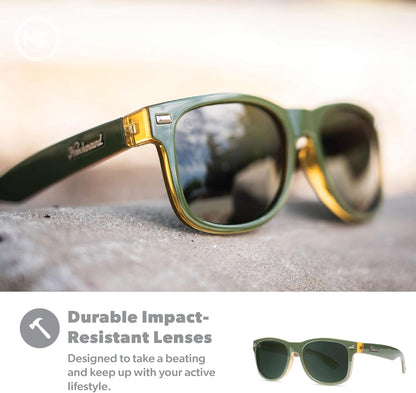 Fort Knocks Polarized Sunglasses for Men & Women - Impact Resistant Lenses & Full UV400 Protection - WORLD TIME VISITS