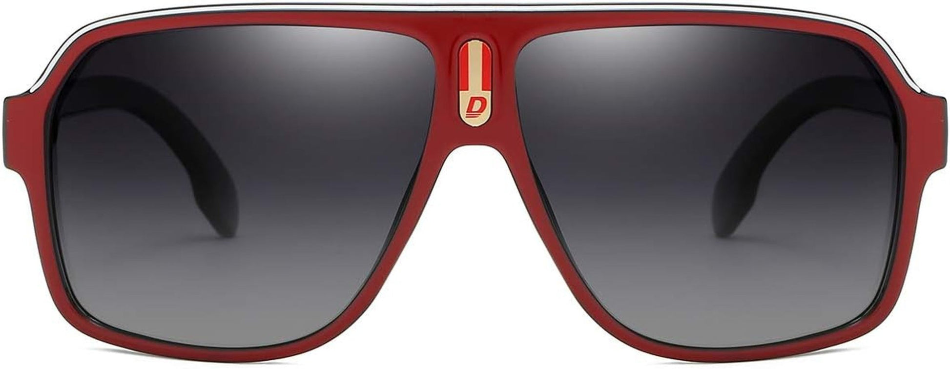 Mens Oversized Aviator Sunglasses Classic Large Polarized Lens Shades D103 - WORLD TIME VISITS