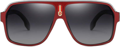Mens Oversized Aviator Sunglasses Classic Large Polarized Lens Shades D103 - WORLD TIME VISITS