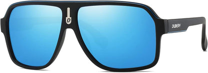 Mens Oversized Aviator Sunglasses Classic Large Polarized Lens Shades D103 - WORLD TIME VISITS