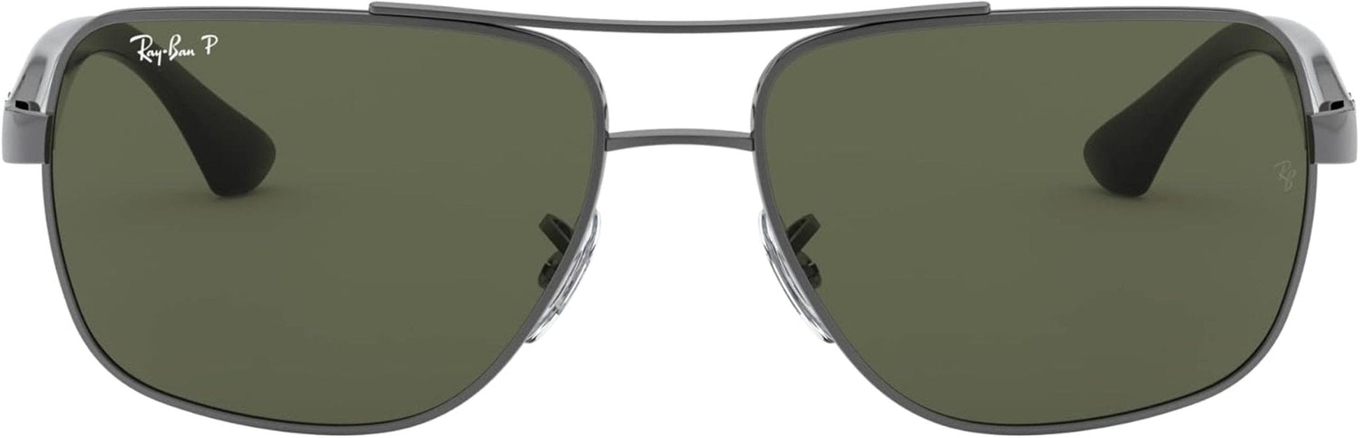 Men'S RB3483 Metal Square Sunglasses - WORLD TIME VISITS
