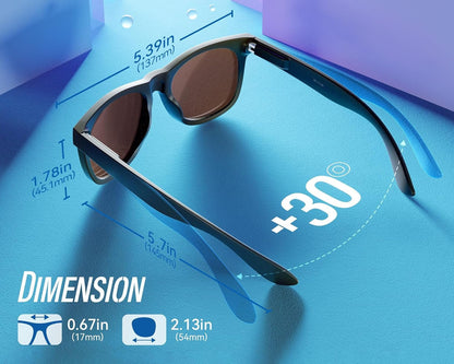 Mens Sunglasses Polarized with UV400 Protection, Fits for Women Fashion Driving, Fishing, Sports, Beach, Golfing - WORLD TIME VISITS
