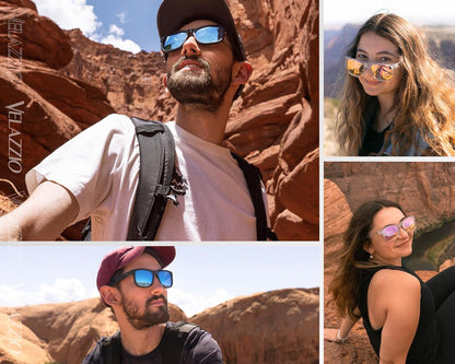 Mens Sunglasses Polarized with UV400 Protection, Fits for Women Fashion Driving, Fishing, Sports, Beach, Golfing - WORLD TIME VISITS