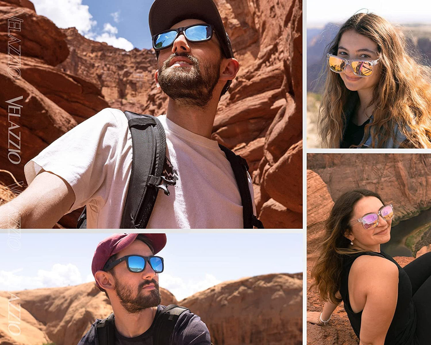 Mens Sunglasses Polarized with UV400 Protection, Fits for Women Fashion Driving, Fishing, Sports, Beach, Golfing - WORLD TIME VISITS