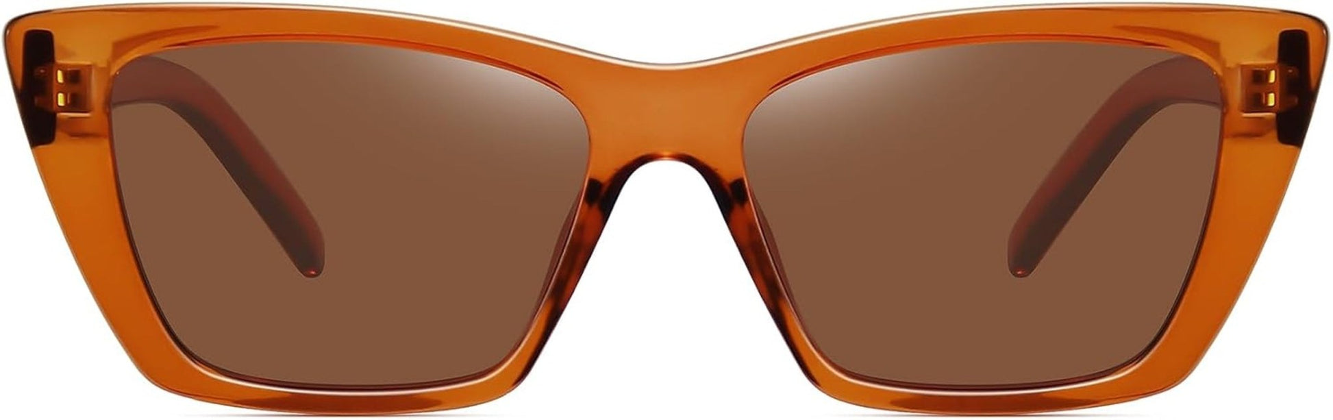 Narrow Small Vintage Polarized Cat Eye Sunglasses for Women - WORLD TIME VISITS