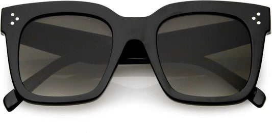 ' - Oversized Fashion Retro Square Sunglasses for Women Vintage Style 50Mm - WORLD TIME VISITS