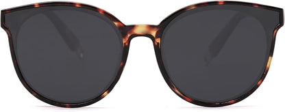 Oversized round Sunglasses for Women and Men - WORLD TIME VISITS