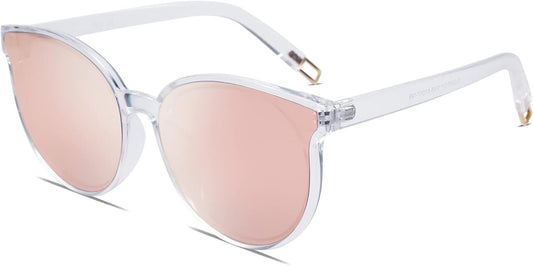 Oversized round Sunglasses for Women and Men - WORLD TIME VISITS